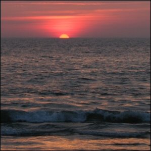 Auringonlasku Goassa Auringonlasku Goassa
