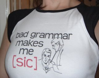 bad grammar, hot t-shirt(onemorehandbag)