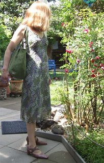 me in Klimt-esque dress (onemorehandbag)