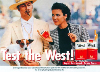 Test the West! Anzeige und Plakat Huendchen