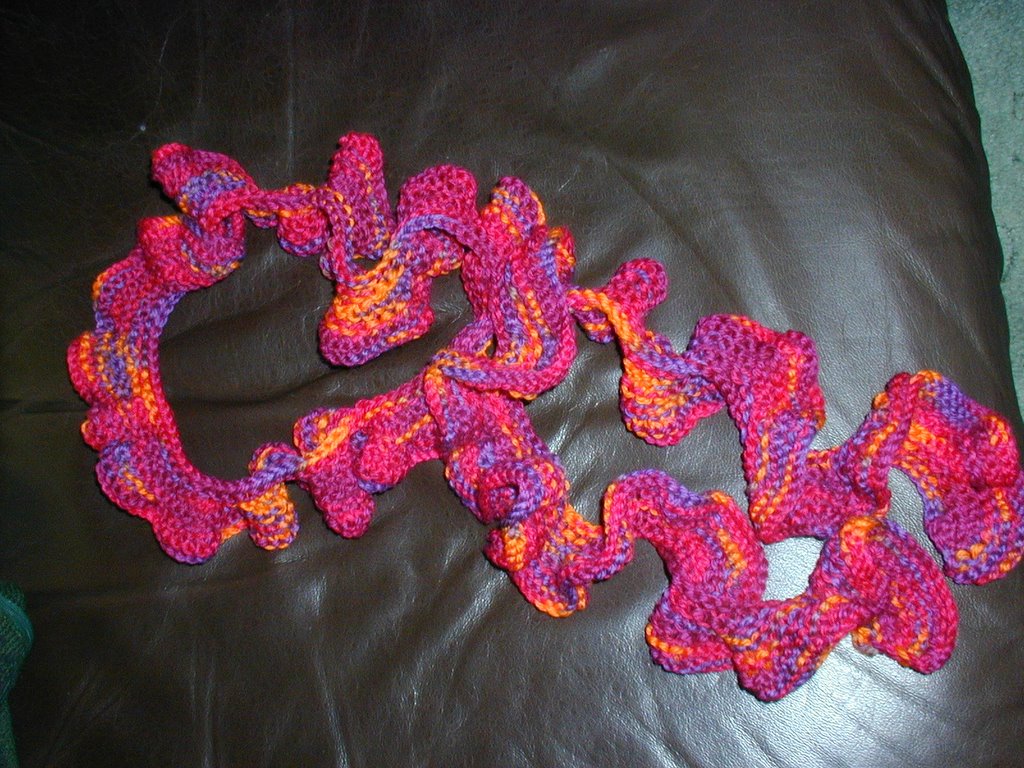 2nd Curly Whirly Scarf