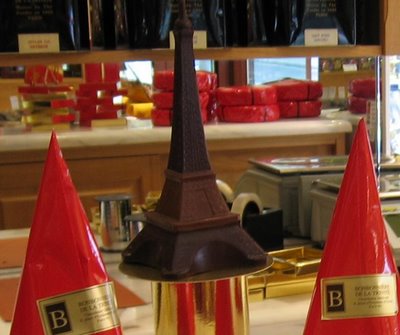 This tour de chocolat is the closest I'm ever getting to the Eiffel Tower again