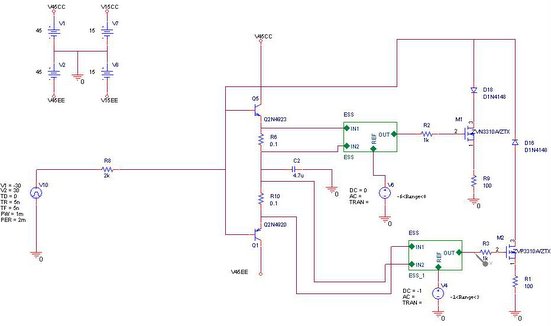 programmable current limit for push pull output stage | Electronics Forums