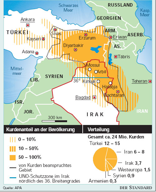 M e z o p o t a m i a *** Deutschland - Kurdistan: Kurdengebiete