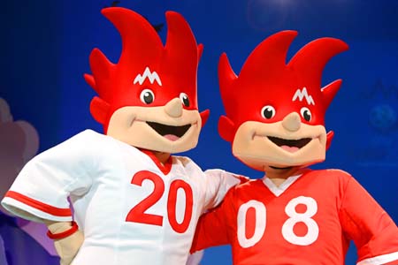 Euro 2008 mascots - copyright www.GEPA-pictures.com