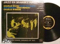 Vinilo de 'Jazz en Massey Hall' en su edición argentina