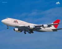 Boeing 747-400D der Japan Airlines