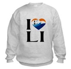 I Love Long Island Sweatshirt