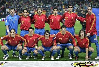 spanish given national list football sports team