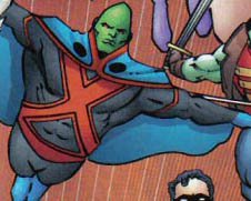 Because after forty years, J'onn thought 'gee, I need a shirt'