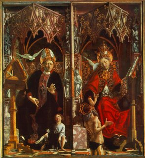 St Agostinho e São Gregório - 1483 - Alte Pinakothek, Munich