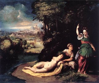 Diana e Calisto - Dosso Dossi - c.1528 - Galleria Borghese, Roma, Itália