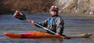BRT in Frankenstein kayaking on NF Cache Creek