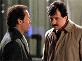 Bruno Kirby and Billy Crystal in _When Harry Met Sally_