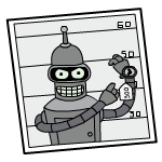 Bender, from _Futurama_