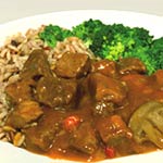 Nutrisystem Burgundy Sauce and Beef with Rice