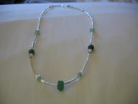 D's replacement green necklace