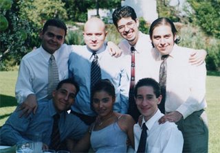 De izquierda a derecha, arriba: Nacho, yo, Agoran, Jorge; abajo: Paco, Francia, Alfredo