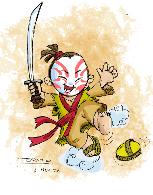 kabuki coloring pages - photo #24