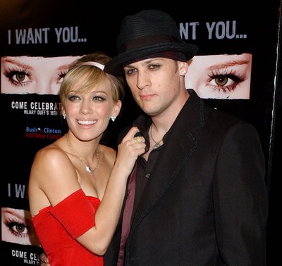Hilary Duff With Joel Madden