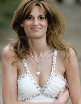 Jemima is bursting out of her bra!