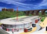 Proposal for a new bus interchange designed by Aedas