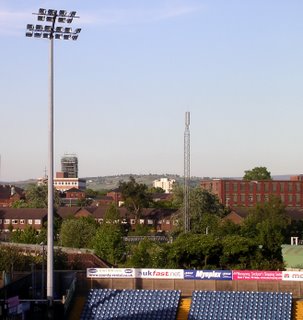 St Thomas from the Edgeley Park Stands