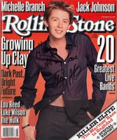 My signed copy of Clay's Rolling Stone cover