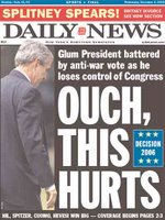 Ouch, this hurts! Daily News front page. 