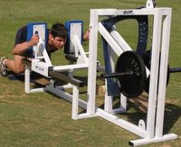 The ScrumTruk rugby strength builder incorporating QuadTorq technology