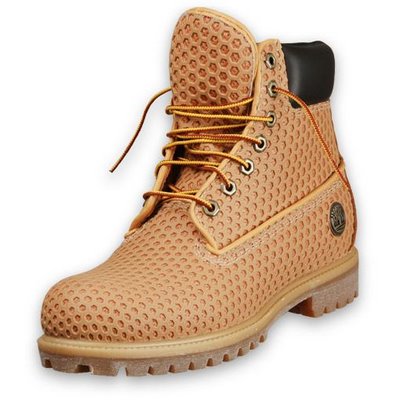timberland boot and nike trainer