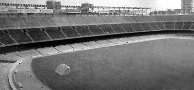 Camp Nou de Barcelona previo a la remodelación para el Mundial 1982