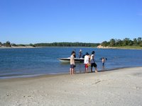 Solis beach, maldonado, river, uruguay