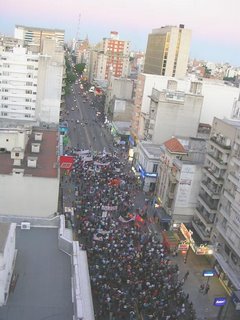 Uruguay political prisoners march