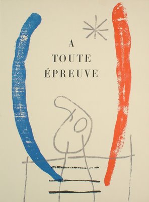Joan Miro (1893-1983) A tout Epreuve, a book with 79 illustrations, numbered 75/106