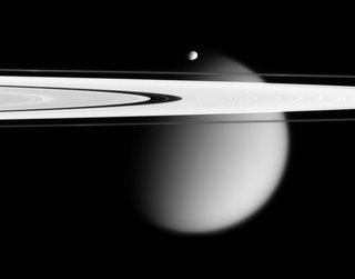 Saturno, Epimeteo y Titán