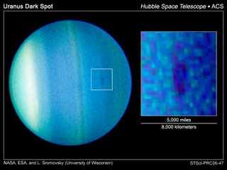 Urano y su mancha oscura