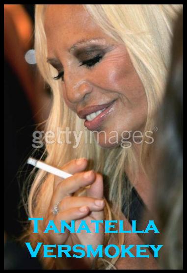 Donatella Versace Smoking