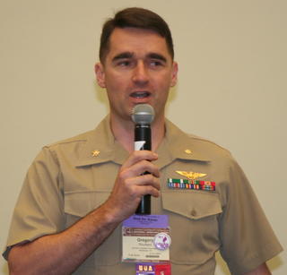 USMC active duty panelist Greg Rouillard