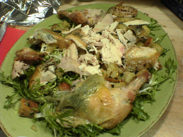 photograph picture of zuni chicken salad i made at tante marie cooking scool