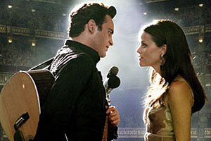 Joaquin Phoenix and Reese Witherspoon in Walk The Line