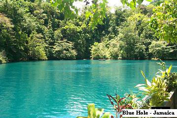 The Blue Hole -World Famous Attraction- Jamaica, West Indies