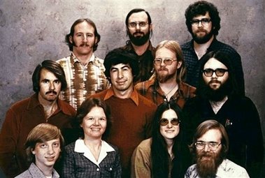 1978 dated picture of the founding members of Microsoft