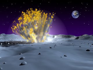 Impacto de meteorito en la Luna