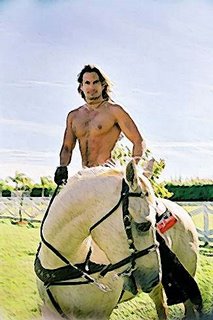 Mi Juan Reyes en un día de verano sobre su caballo