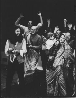 1968, London, George met Krishna devotees after his return from Rishikesh with the other Beatles. Photo © Bhaktivedanta Book Trust, Int'l