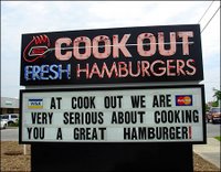 Cook Out Drive Thru