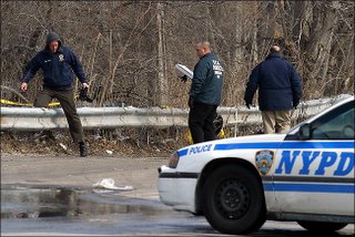 Police search Brooklyn crime scene
