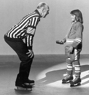Red Storey & Lori Dupuis during 1983 commercial
