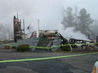 Rehobeth Baptist Church destroyed by arson on Feb. 3, 2006